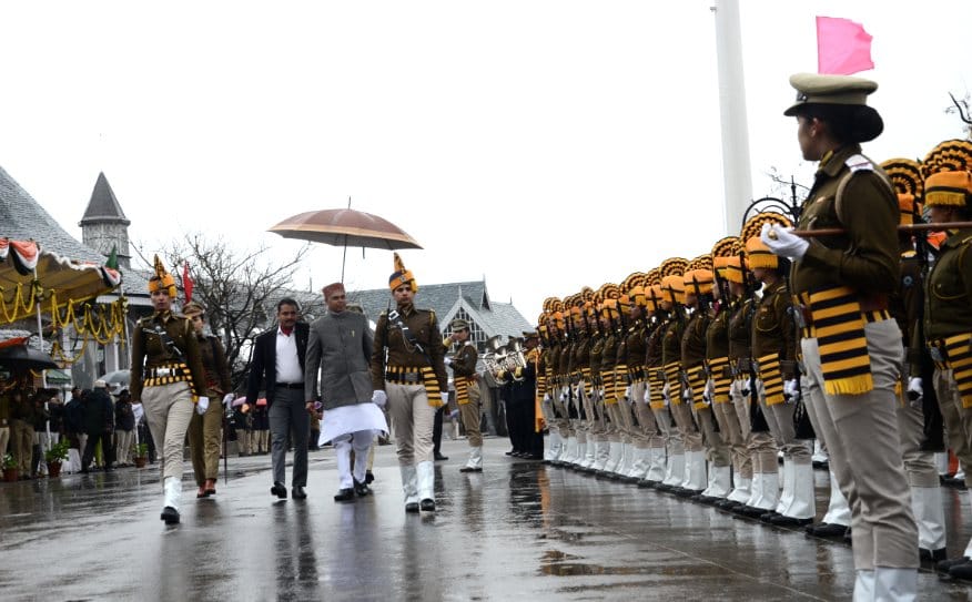 68th republic Day Celebration at Shimla ridge.
