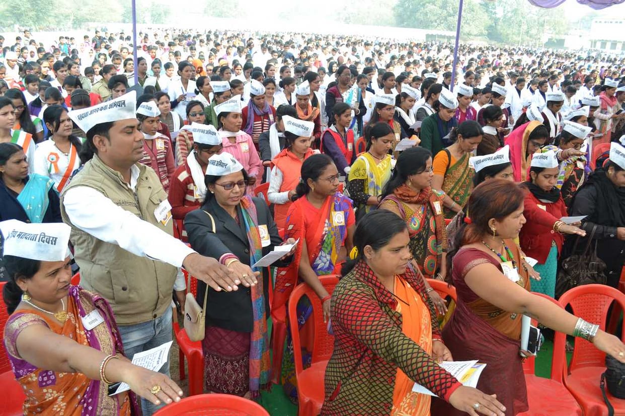 Thousands took oath to vote