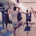 New Trends Start Where People Drinks Beer And Does Yoga