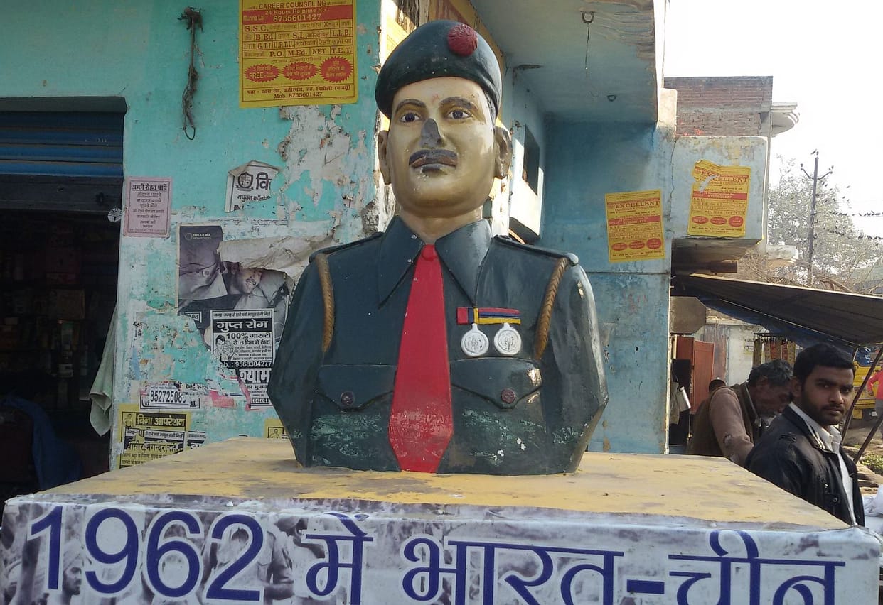 Khurafation of Shaheed The damaged statue