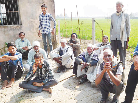 Unknown vehicle farmer trampled