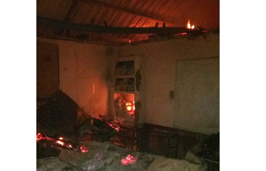 Khalini High School Gutted in Fire at Shimla.