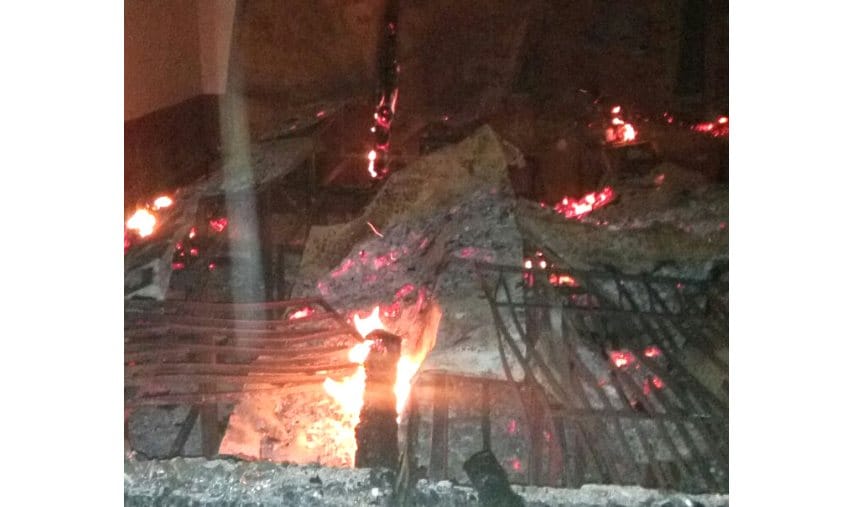 Khalini High School Gutted in Fire at Shimla.