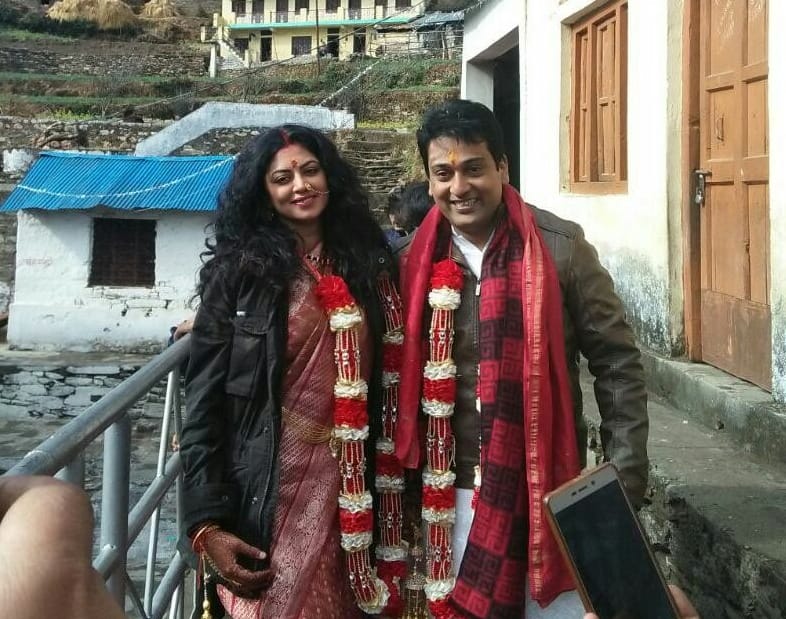 actress kavita kaushik got married in uttarakhand.