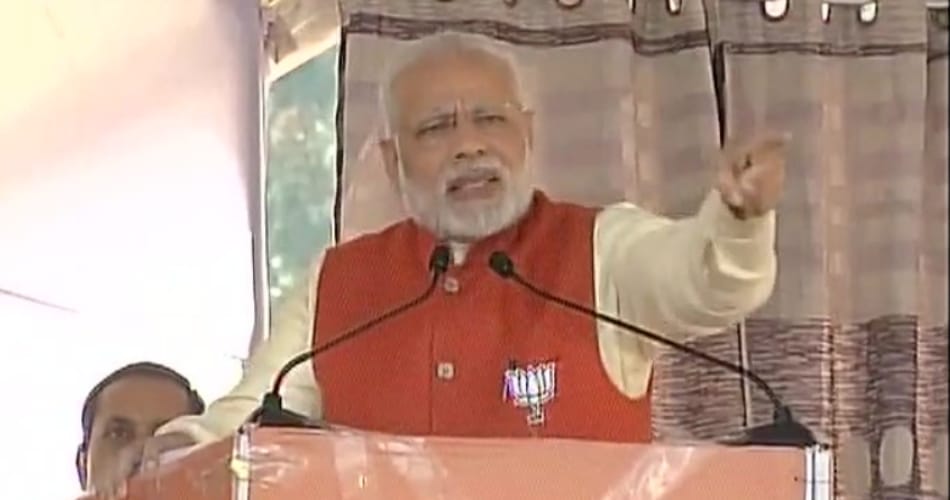prime minister narendra modi unique looks seen in jalandhar rally for punjab assembly election 2017