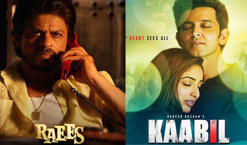 2nd day box office collection of raees and kaabil