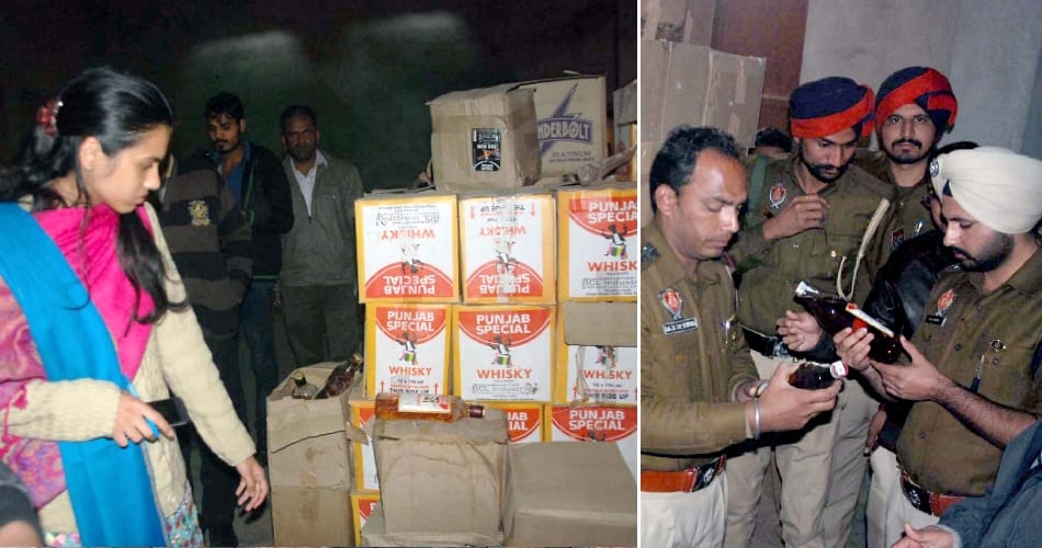 10,000 cases of illegal alcohol seized in police raid