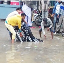 rain fall, no draining, fatehabad