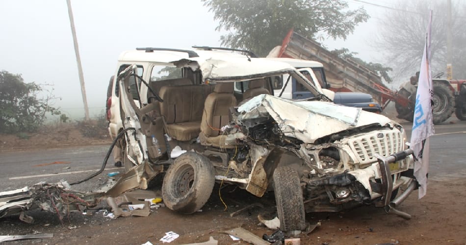 aap candidate car accident in ludhiana, one death