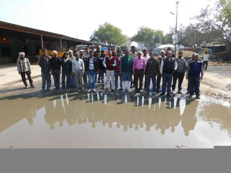 Adhtion and protests by farmers