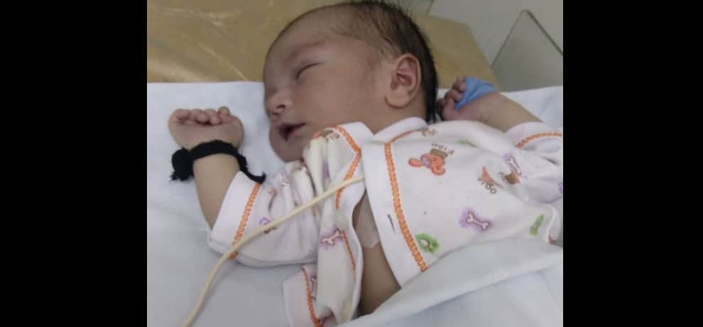 5 day old infant with a heart disease airlifted from Bhopal to Delhi with the help of Sushma Swaraj