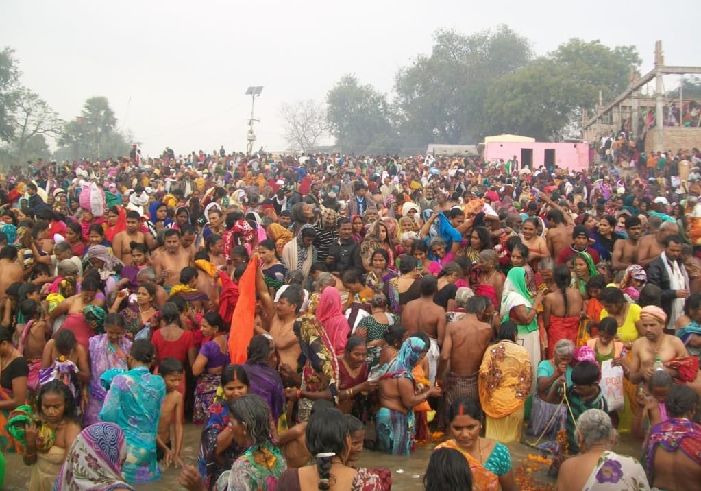 holy dip in the Ganga