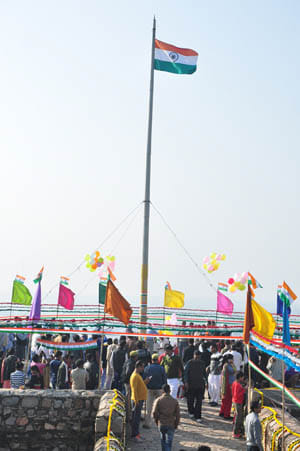  Gracefully hoisted the tricolor on Republic Day