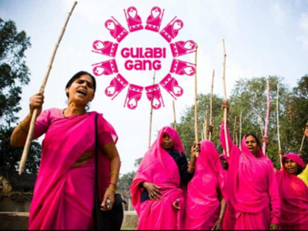 gulabi gang commander in up election  