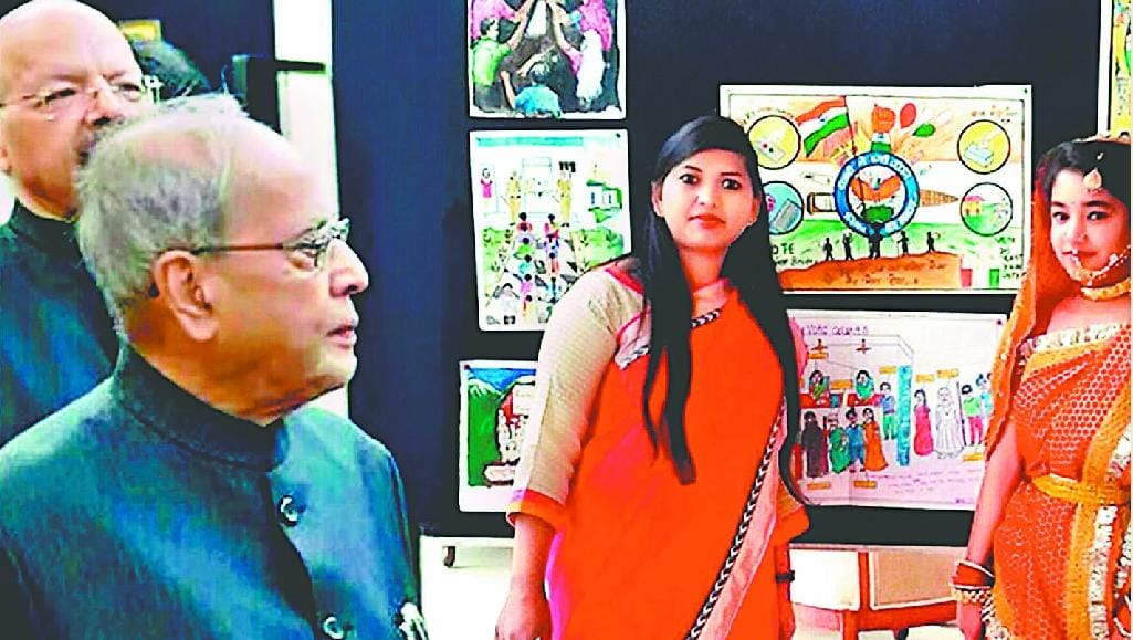 The President felicitated in Delhi hum