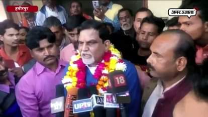 #UPELECTION: NOMINATION FILED BY BJP CANDIDATE IN HAMIRPUR