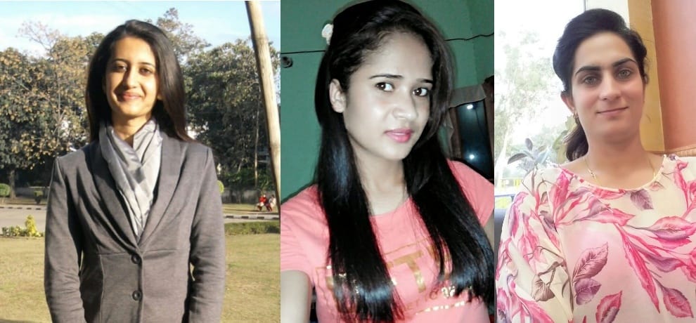 Aanchal, Rajkumari and Manpreet selected as a Lieutenant in Indian Army