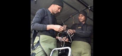 Manesar special way and were taken by the robot machine mortar cell