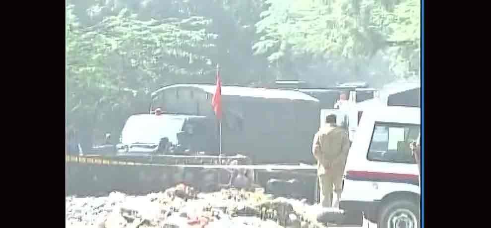 A mortar shell was found lying in a village of Kishan Garh in Vasant Kunj area of Delhi, nsg on spot