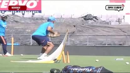 INDIAN TEAM PRACTICES HARRD BEFORE NAGPUR T- 20 
