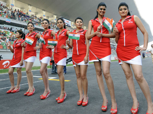 Motorsport girls are very popular around the world 