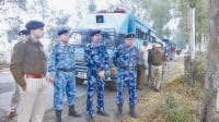 jind,  police, officers meeting , against protest, harayana
