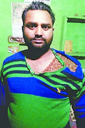 The young man stayed on beating khaki