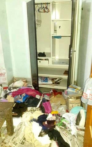 The heat struck the accused in family hands