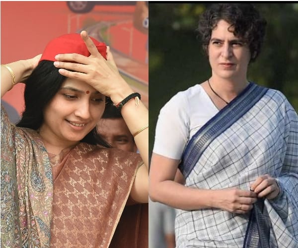  Dimple and priyanka to address joint rally in Uttar Pradesh.