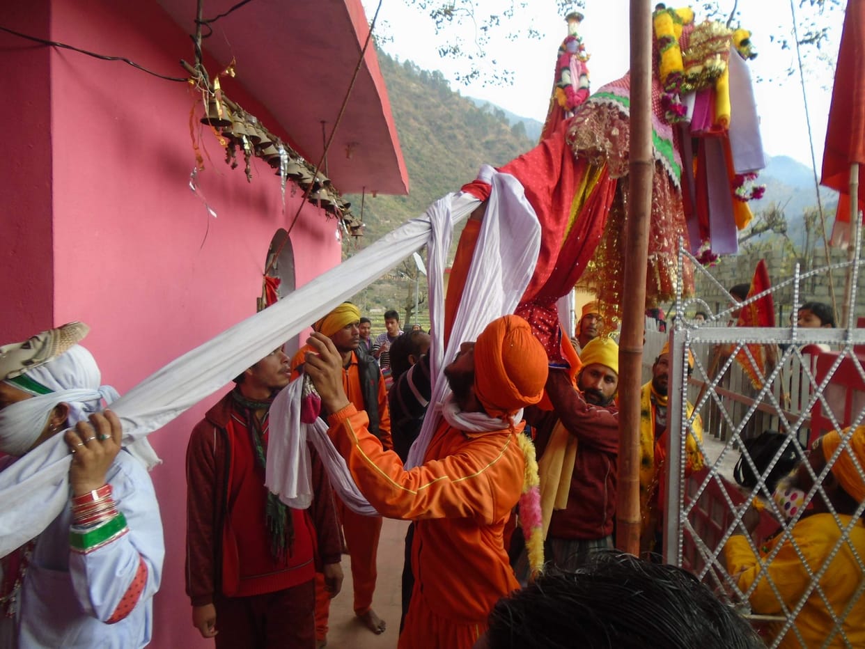 Mr. Raj Rajeshwari Chandika Mata Temple Simli open closet