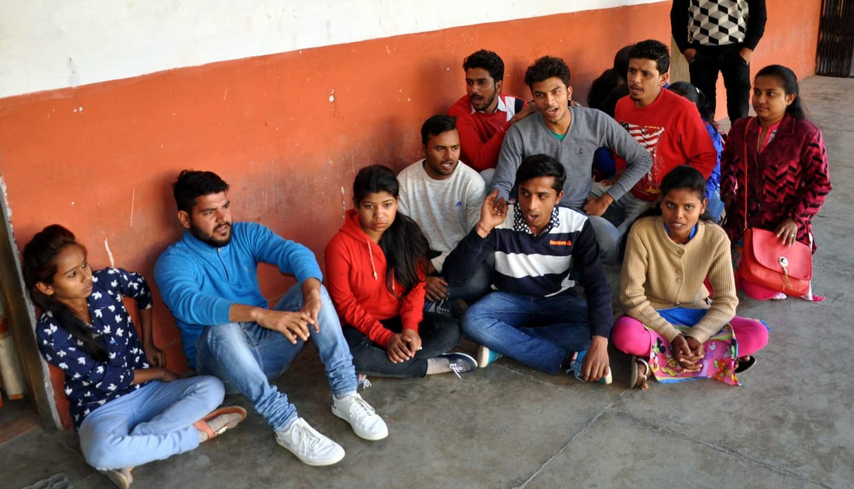 Student beaten his friend unconscious