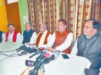 jat aandolan, subhash barala, press confrence, kaithal