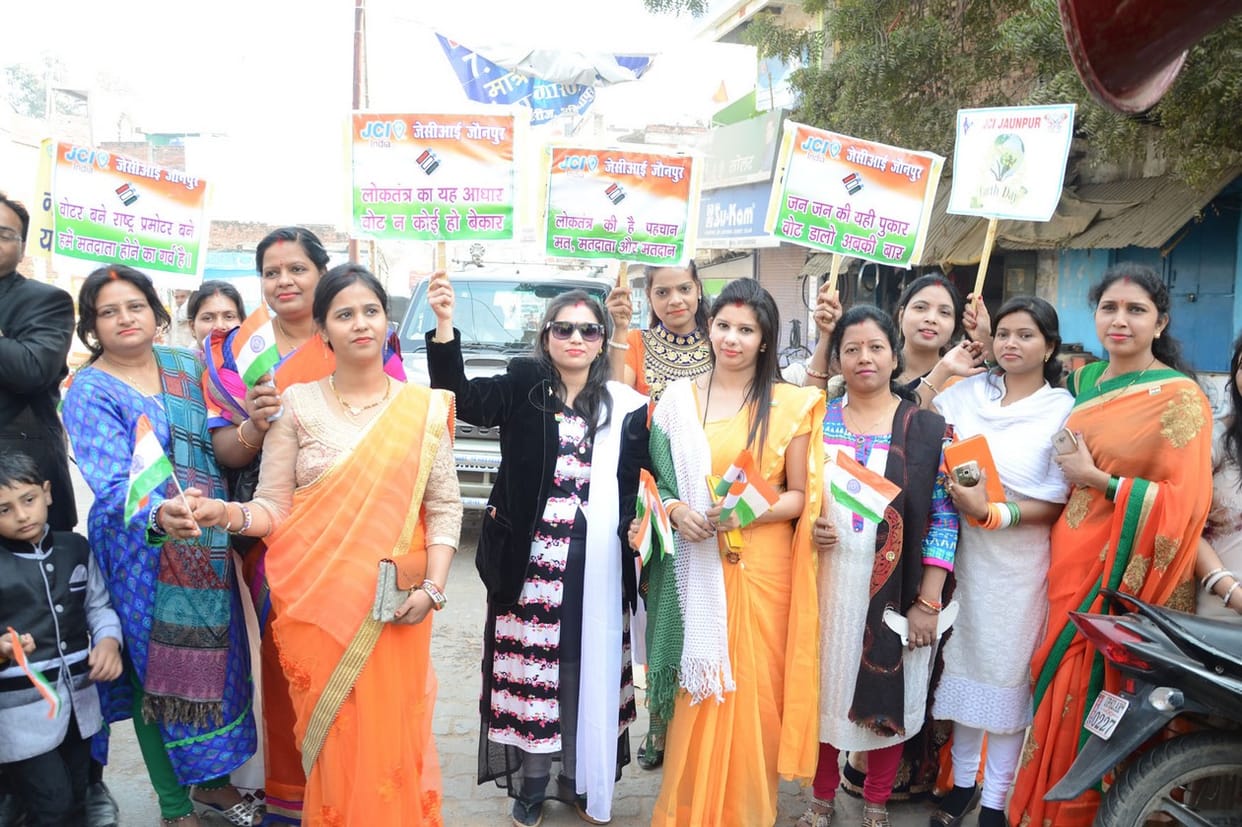 "Pride of the country you are young, do wake up voting '