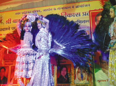 Came from Mathura Raasleela hindered by Sama