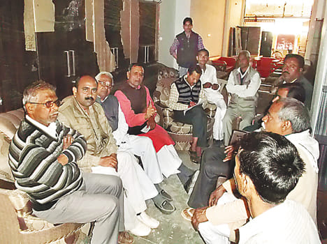 Pointed the  at the BJP ticket distribution