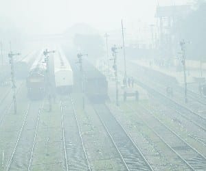 The fog and cold wave Titure people rolled over the minimum mercury seven degrees