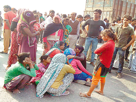 Uncontrollable farmer crushed by truck, killed