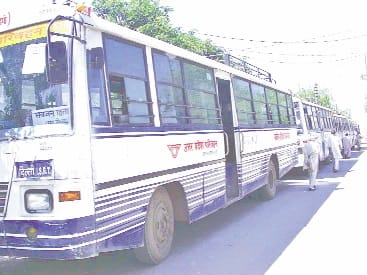 bason ke liye bebus honge yatri