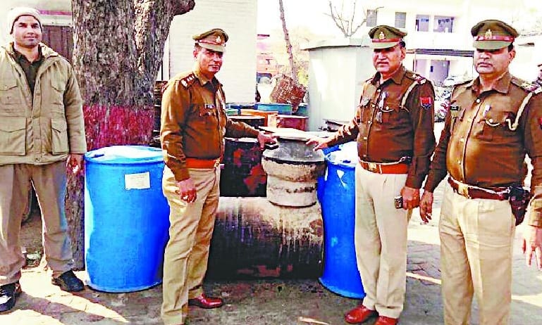 Grate raw liquor seized