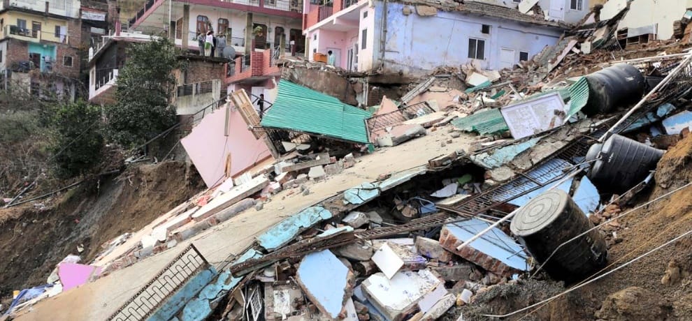 Two Multi-storey building collapses in Solan Himachal Pradesh