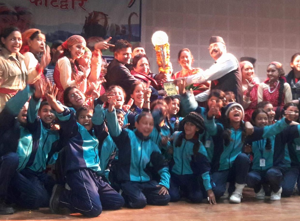 Kradil public school dance competition was won by