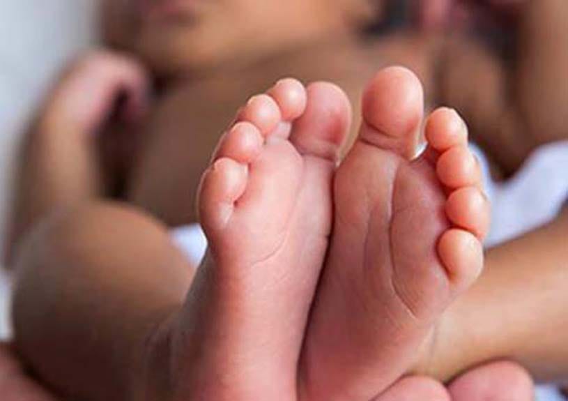 Innocent baby treated like animal