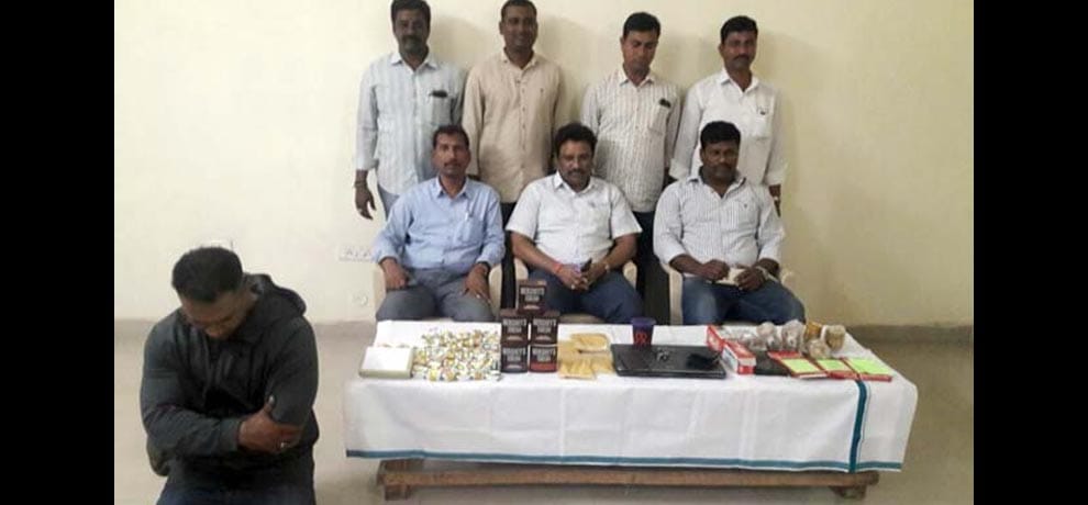 doctor arrested who was selling ganja choclates online in hyderabad