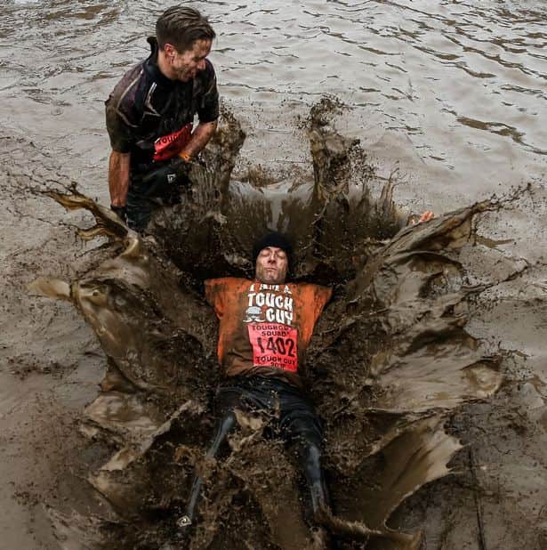 competitors took part in Mud sweat competiton