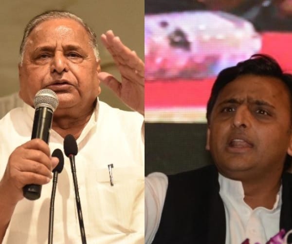 mulayam created problems for akhilesh yadav.
