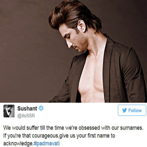 sushant singh rajput change his name in twiiter