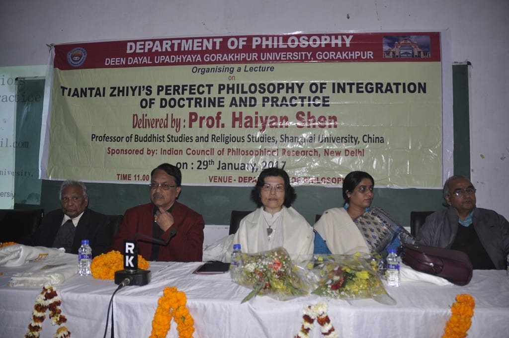 Seminar in Gorakhpur university on Buddhism
