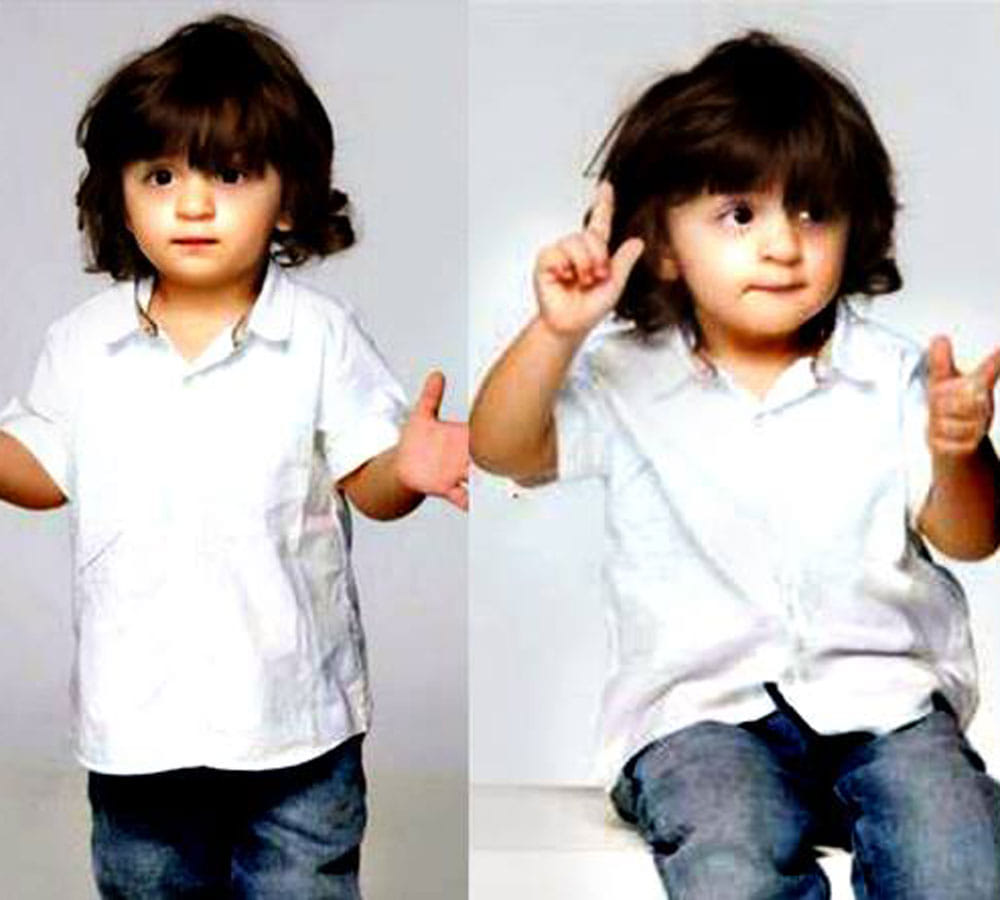 abram and shahrukh khan talk video viral