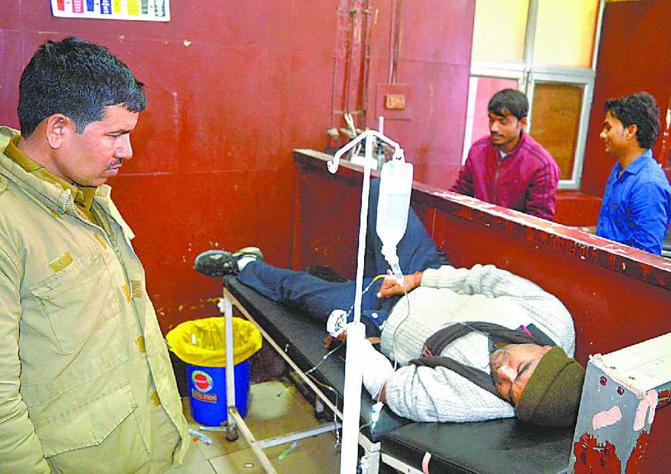 A Man shot in broad daylight, serious