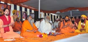 Cow, protecting Ganges support: Dancing Gopal Das